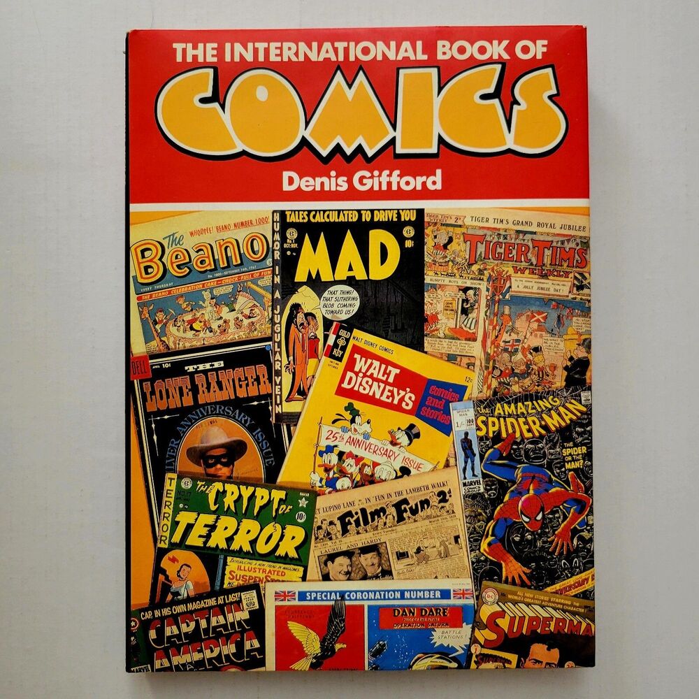 1984 International Book of Comics Hardcover Dust Jacket 1st English Ed. Crescent